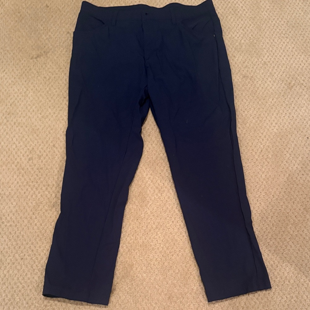 adidas Men's Dark Blue Dress Pants